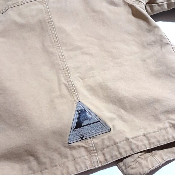 SOLD🔴🔴🔴🔴🔴🔴Vintage Toddler L.L Bean Lined Barn Chore Coat sz 4/5 Khaki - Picture 5 of 8